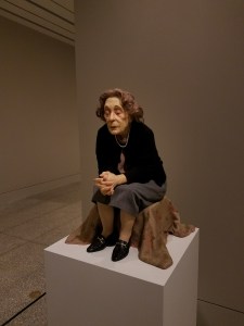 Art Sculpture by artist Ron Mueck at Museum of Fine Arts Houston