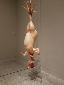 Art Sculpture by artist Ron Mueck at Museum of Fine Arts Houston